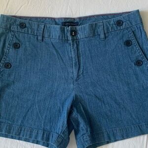 Tommy Hilfiger | Soft Chambray Denim Blue Nautical Inspired Women's Shorts